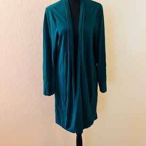 J. Jill Teal Wearever Cardigan‎